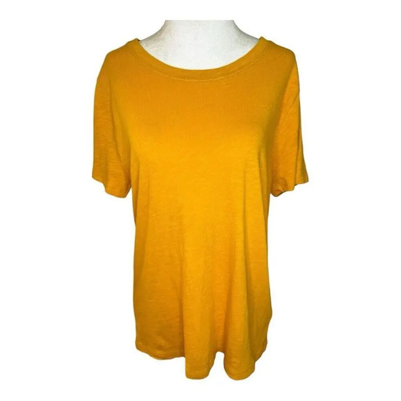 NEW J. Crew‎ Women’s Large Warm Brandy Girlfriend crewneck tee NWT - Picture 1 of 8